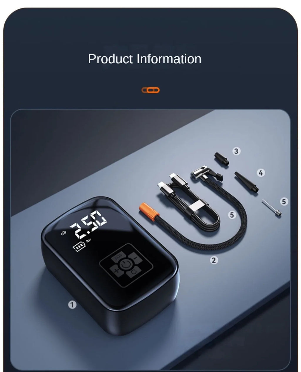 VORYN AirPump™ – Cordless Tire Inflator